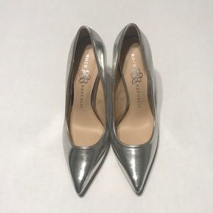 Rock n Republic Metallic Silver Heels